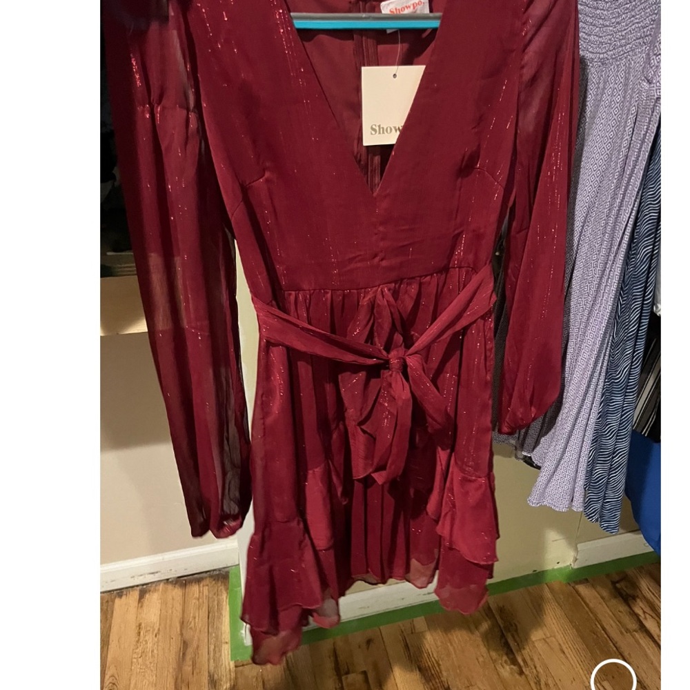 Brand new wine dress